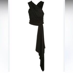 Elegant Black Sleeveless Blouse